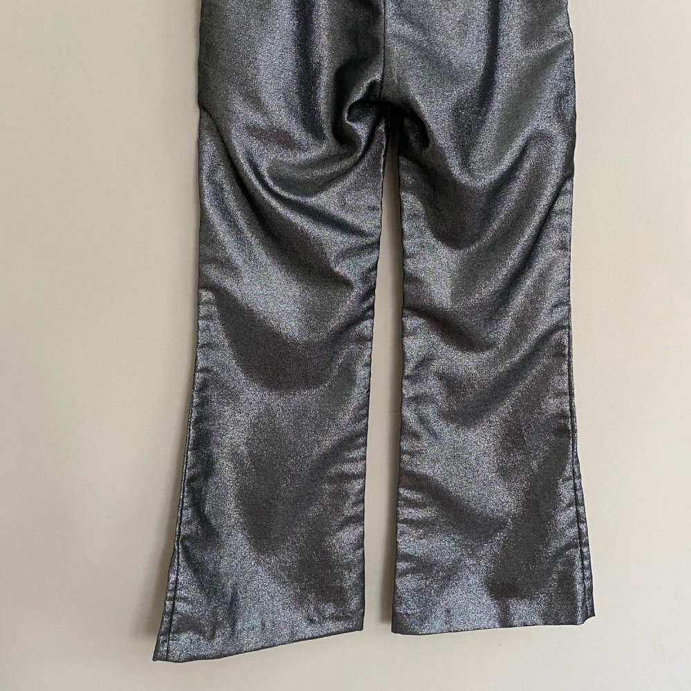 House of CB Jas Silver Kick Flare Trouser - Picture 9 of 14